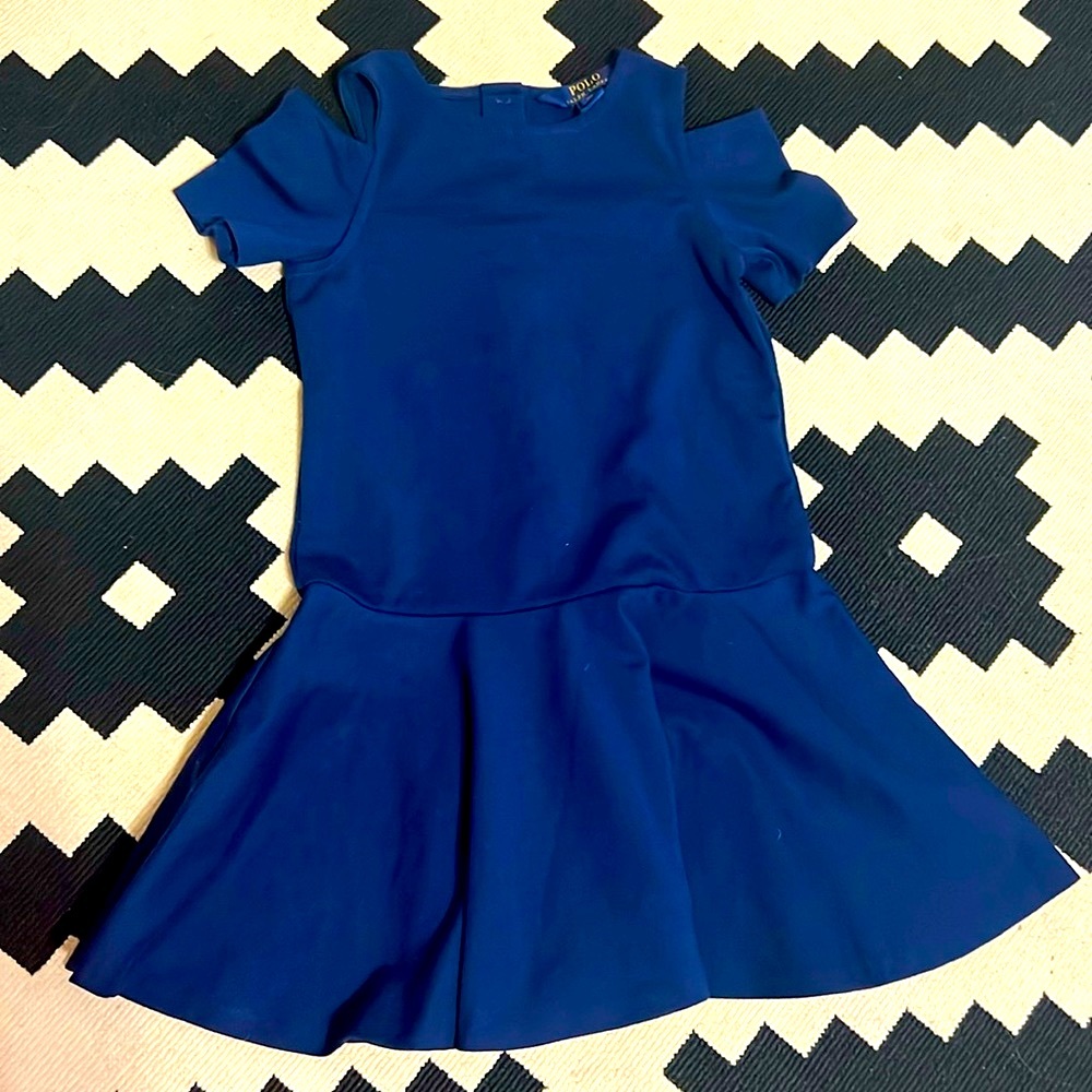 Polo Ralph Lauren Girls Navy Dress